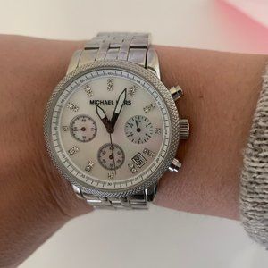 Michael Kors Ritz Silver-Tone MK5020 Wrist Watch